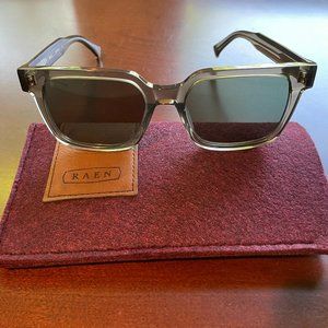 RAEN - WEST Sunglasses - Color: Ghost/Green - NEW